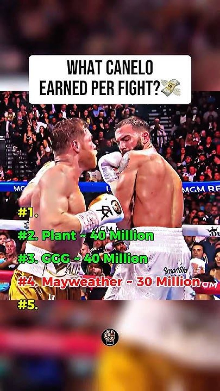 How much Canelo makes per fight?