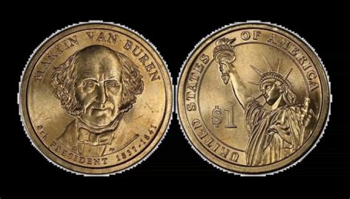 Is Martin Van Buren coin gold?