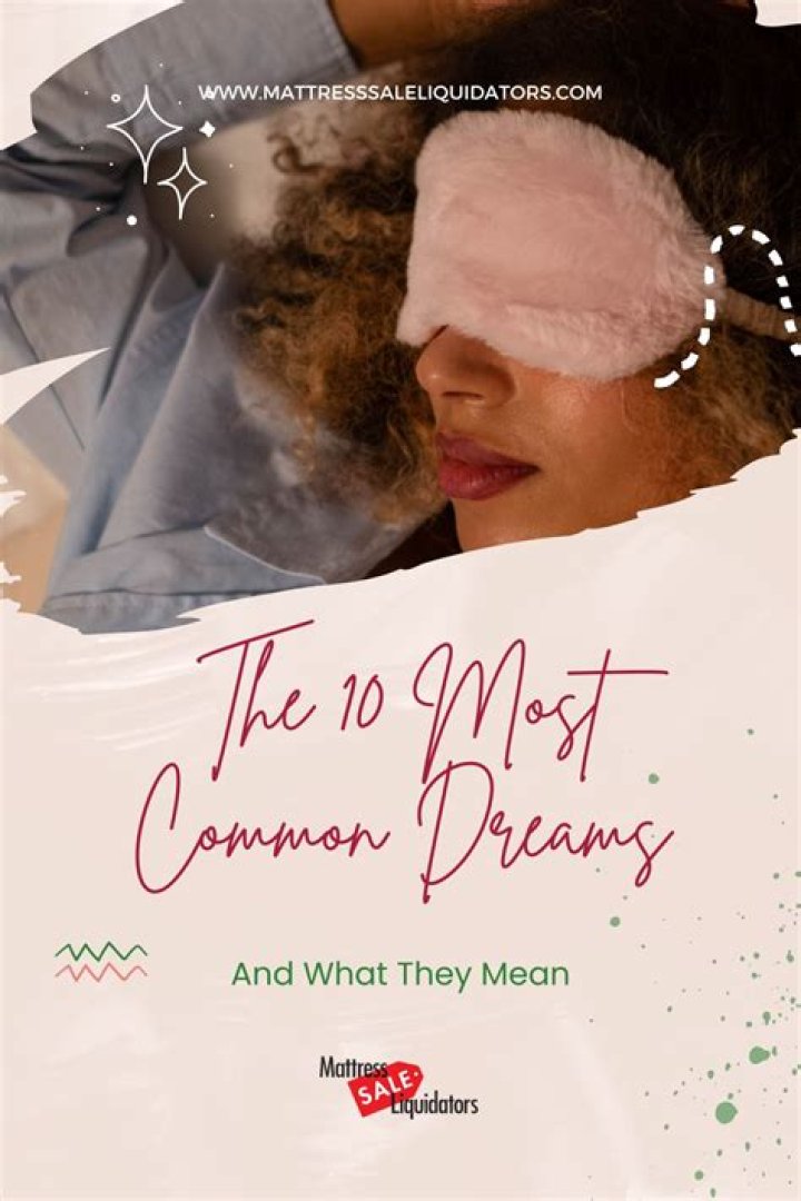 What are the 10 most common dreams?