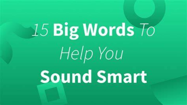 What do you call someone who uses big words to sound smart?