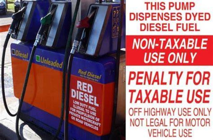 What happens if you get caught using red diesel?