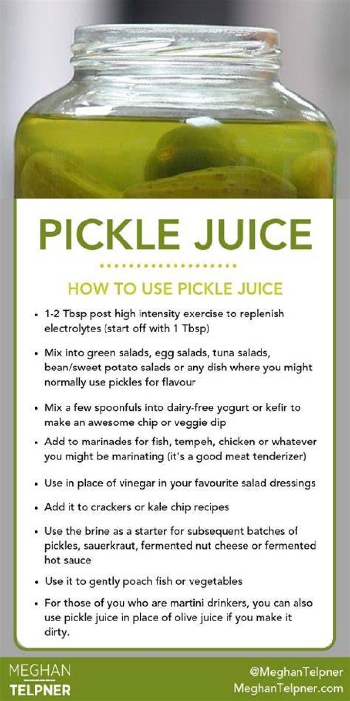 What is in pickle juice?