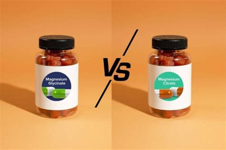 What is the difference between magnesium citrate and magnesium glycinate?