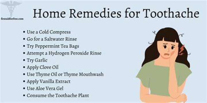 Why does putting pressure on a toothache help?