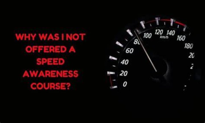 Why was I not offered a speed awareness course?